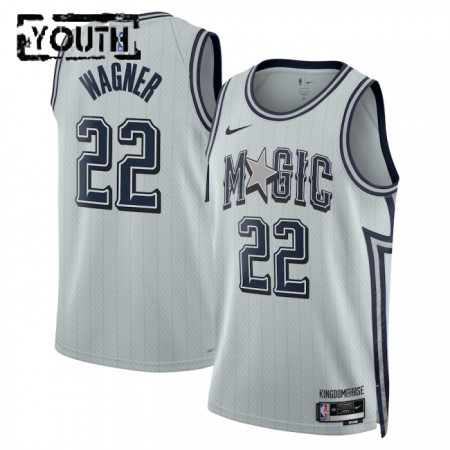 Maillot Basket Enfant Orlando Magic Franz Wagner 2024-25 Nike City Edition Gris Swingman